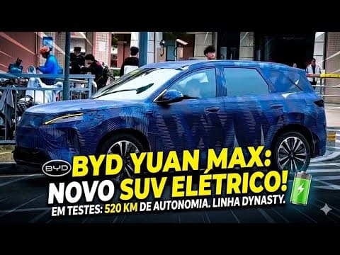 Novo BYD Yuan Max é flagrado na China! SUV elétrico inédito vem aí