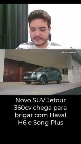 Novo SUV Jetour 360cv chega para brigar com Haval H6 e Song Plus! #jetour #jetours08 #carrohibrido