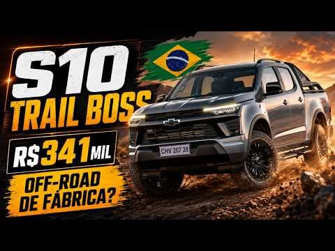 Chevrolet S10 Trail Boss chega por R$ 341.290; veja tudo o que mudou