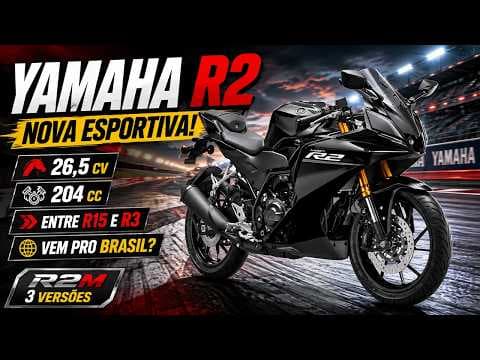 Yamaha R2 finalmente é lançada! 26,5 cv para ficar entre R15 e R3