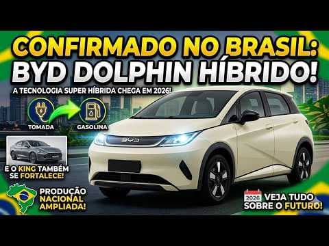 Dolphin híbrido 2026 chega ao Brasil e pode mudar o mercado!