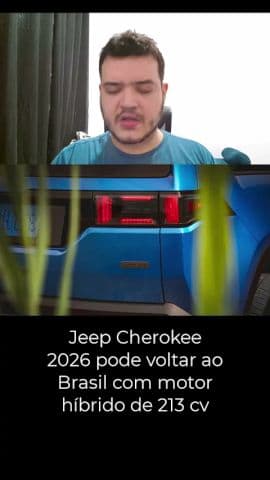 Jeep Cherokee 2026 pode voltar ao Brasil com motor híbrido de 213 cv #jeep #cherokee #jeepcherokee