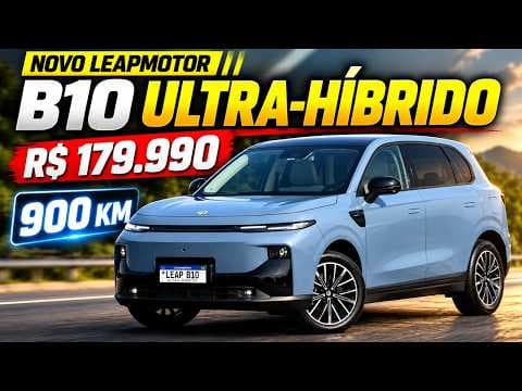 Leapmotor B10 Ultra-Híbrido chega por R$ 179.990 com até 900 km de autonomia