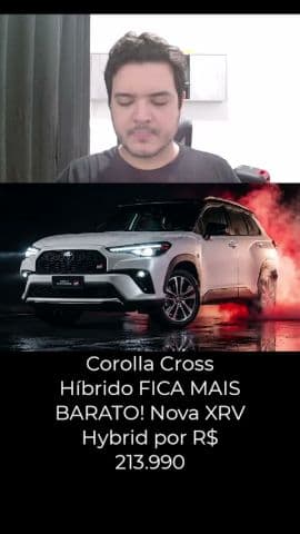 Toyota Corolla Cross XRV Hybrid CHEGOU: Novo Híbrido Mais Barato da Linha #toyota #corollacross