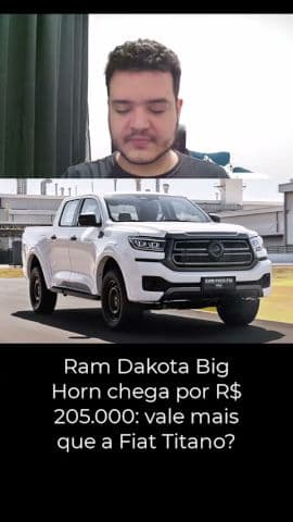 Nova Ram Dakota Big Horn é lançada no Brasil por R$ 249.990 #ram #dakota #dakotabighorn #dakota2027