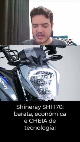 Shineray SHI 170: barata, econômica e CHEIA de tecnologia! #shineray #shi170 #moto