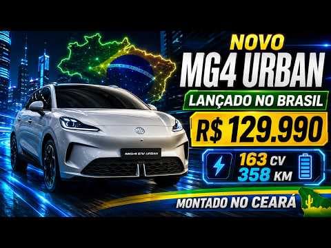 Novo MG4 Urban chega por R$ 129.990 e é maior que Dolphin e EX2