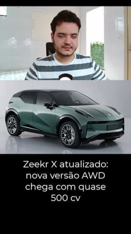 Zeekr X 2026 ganha até 496 cv na China! SUV elétrico mais potente #zeekrx #zeekr #carroseletricos