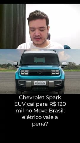 Spark EUV tem desconto de até R$ 34,9 mil para app e taxistas #spark #sparkeuv #carroelétrico