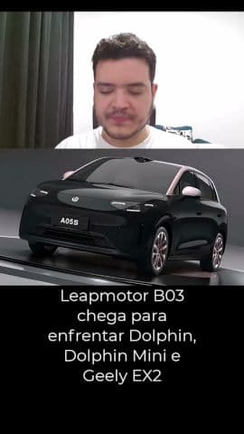 Leapmotor B03 chega para enfrentar Dolphin, Dolphin Mini e Geely EX2 #leapmotort03 #carrohibrido