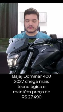 Bajaj Dominar 400 2027 surpreende com novas tecnologias sem aumentar o preço #bajaj #dominar400