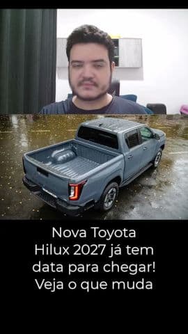 Toyota Hilux 2027 chega em dezembro e estreia no Brasil logo depois #toyota #hilux2027 #hilux