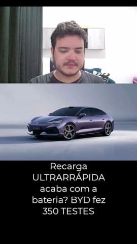 Recarga ULTRARRÁPIDA acaba com a bateria? BYD fez 350 TESTES #byd #carroeletrico