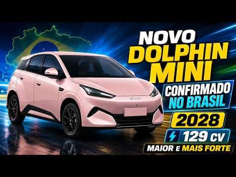 Novo BYD Dolphin Mini é confirmado no Brasil e vai enfrentar o Geely EX2