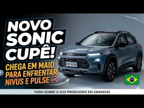 Novo Chevrolet Sonic 2026 chega ao Brasil para enfrentar Nivus e Pulse