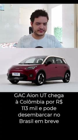 Novo Aion UT 2026: o elétrico chinês barato que promete rivalizar com o BYD Dolphin! #gac #aionut