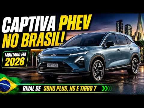 Chevrolet Captiva PHEV será feito no Brasil! SUV híbrido chega ainda em 2026