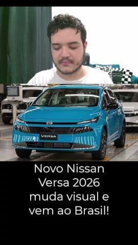 Nissan Versa 2026 revelado: agora briga forte com Virtus? #nissan #versa2026 #nissanversa