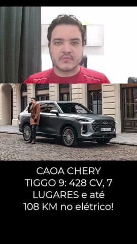 NOVO TIGGO 9 CHEGA AO BRASIL! 428 CV, 7 LUGARES e preço de R$ 249.990 #tiggo9 #caoacherytiggo9