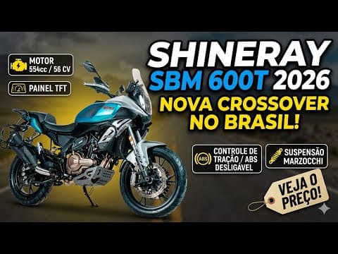 Shineray SBM 600T 2026: preço, motor e ficha técnica da nova crossover