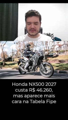 Honda NX500 2027: preço, equipamentos, motor e valor na Tabela Fipe #honda #nx5002027 #moto