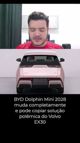 Novo BYD Dolphin Mini 2028 cresce muito, ganha 129 cv e pode perder painel de instrumentos #dolphin