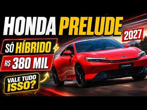 Honda Prelude está de volta! Híbrido de 203 cv custa R$ 380 mil