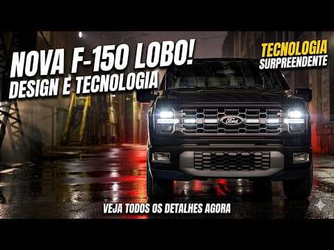 Ford registra F-150 Lobo no Brasil: picape V8 esportiva pode chegar ao país