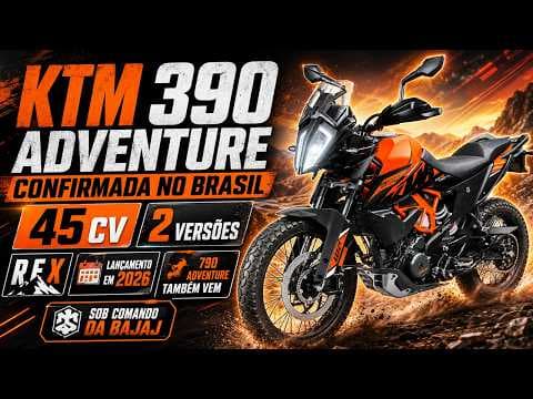 KTM 390 Adventure R e X chegam ao Brasil na nova fase da marca com a Bajaj #ktm #ktm390adventure