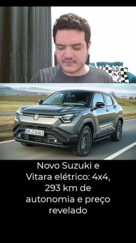 Novo Suzuki e Vitara elétrico: 4x4, 293 km de autonomia e preço revelado #suzuki #evitara #suv