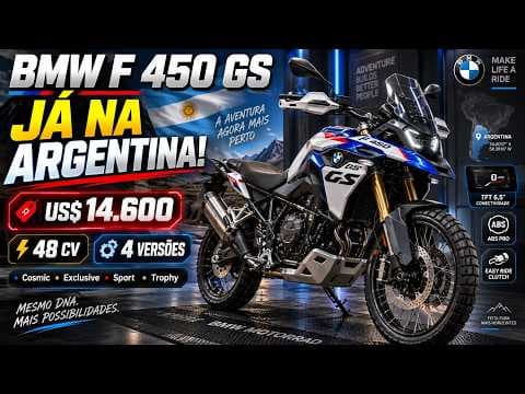 BMW F 450 GS chega à Argentina! Veja preços, motor e equipamentos