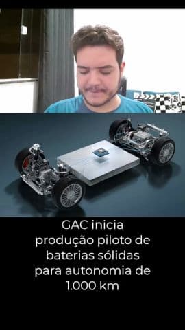 GAC inicia produção piloto de baterias sólidas para autonomia de 1.000 km #gac #bateriasolida