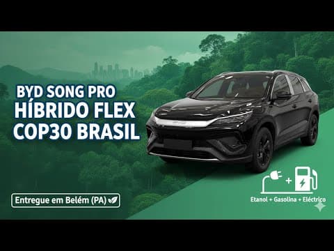 Primeiro BYD Song Pro híbrido flex é entregue no Brasil!