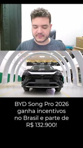 Novo BYD Song Pro 2026 chega com isenção de impostos e preço reduzido #byd #songpro #bydsongpro