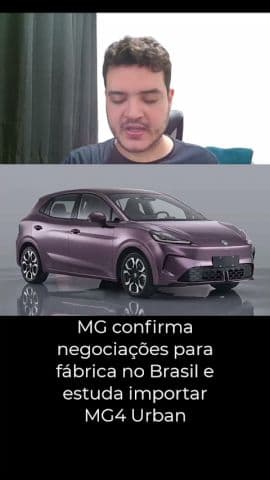 MG pode produzir elétricos no Brasil e trazer o novo MG4 Urban #mg #mg4urban #carroelétrico
