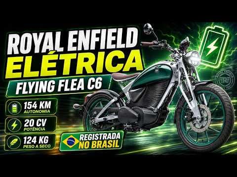 Royal Enfield Flying Flea C6: moto elétrica com visual retrô pode vir ao Brasil?