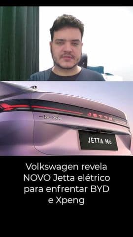 Volkswagen transforma o Jetta em elétrico para desafiar as marcas chinesas #jetta #jettam6 #carros