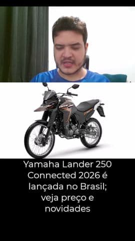 Nova Yamaha Lander 250 2026 chega com nova cor e mantém motor #yamaha #lander250 #lander2026