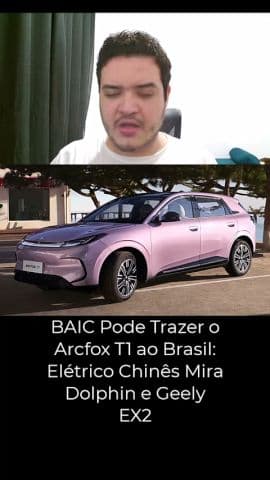 BAIC Pode Trazer o Arcfox T1 ao Brasil: Elétrico Chinês Mira Dolphin e Geely EX2 #baic #arcfoxt1