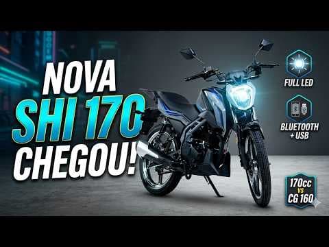 Shineray SHI 170 chega para brigar com a Honda CG 160