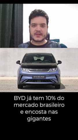 BYD vira a 4ª maior marca do Brasil e assusta rivais tradicionais #byd #carroelétrico #vendas