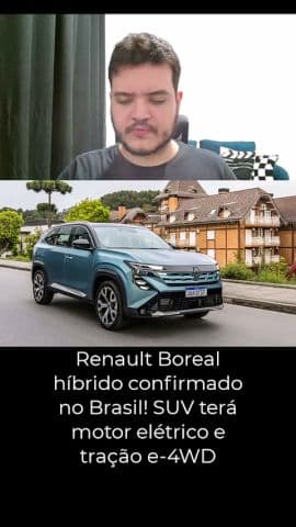 Renault Boreal híbrido confirmado no Brasil! SUV terá motor elétrico e tração e-4WD #renault #boreal