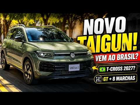 NOVO T-CROSS? VW Taigun muda tudo e pode antecipar SUV brasileiro!