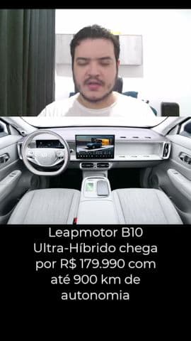 Novo Leapmotor B10 REEV tem 218 cv, 900 km de autonomia e preço surpreendente #leapmotorb10 #carro
