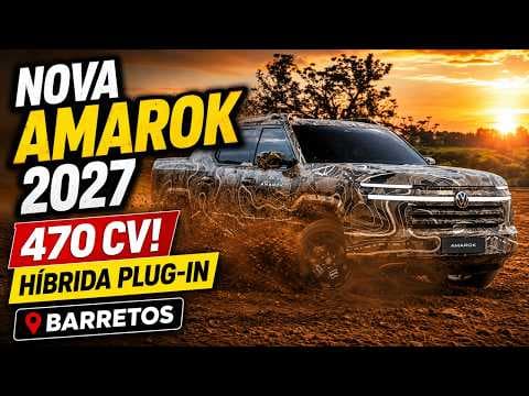 Volkswagen mostra NOVA AMAROK em Barretos! Veja o que muda em 2027