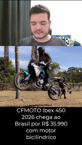 Nova CFMOTO Ibex 450 é lançada: trail de 44 cv mira aventura e viagens #cfmoto #ibex450 #moto