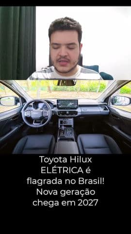 Hilux elétrica no Brasil! Toyota prepara nova geração com diesel, híbrida e EV #toyota #hiluxev
