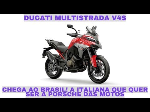 Nova Ducati Multistrada V4S 2025 no Brasil! A Porsche das motos chegou!