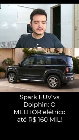 Chevrolet Spark EUV vs BYD Dolphin GS: qual elétrico vale mais a pena? #spark #dolphin #chevrolet