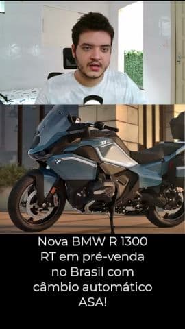 Nova BMW R 1300 RT em pré-venda no Brasil com câmbio automático ASA! #bmw #r1300rt #bmwmotorrad